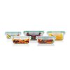 Snow Joe EatNeat 20Piece Set of 10 Glass Food Storage Container Bundle BDL-A0030